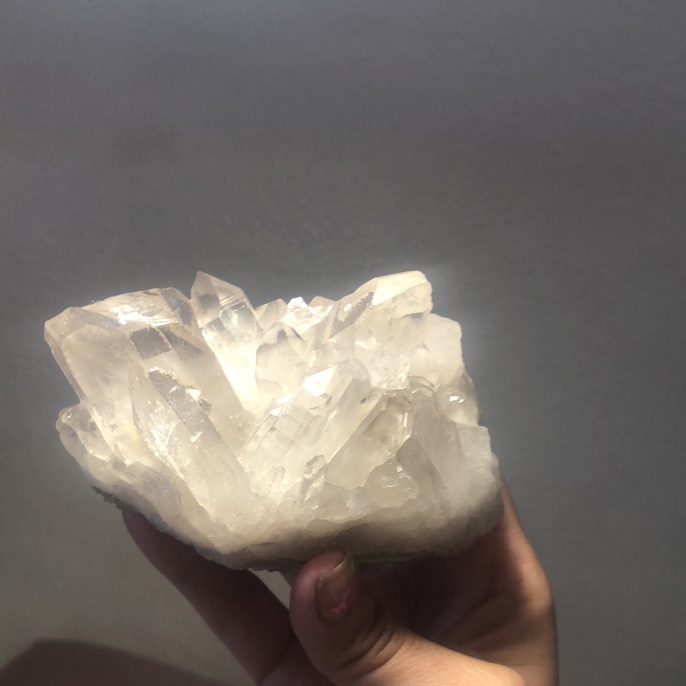 Quartz Crystal cluster Double Sided